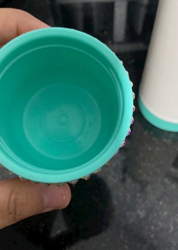 Renkli Taşlı Çocuk Termos Şişe - Görsel 4