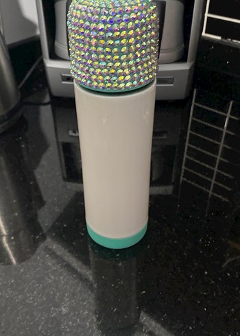 Renkli Taşlı Çocuk Termos Şişe - Görsel 2