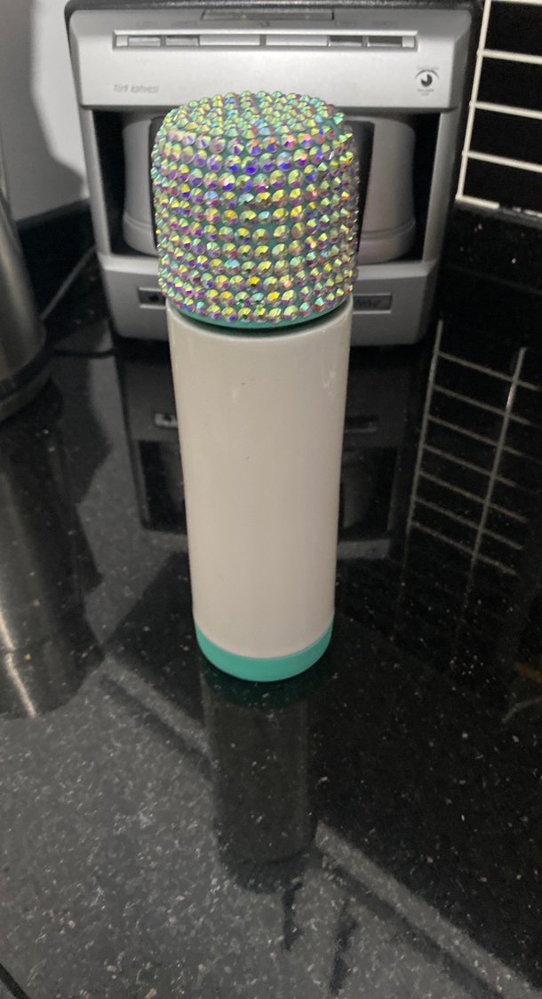 Renkli Taşlı Çocuk Termos Şişe - Görsel 2