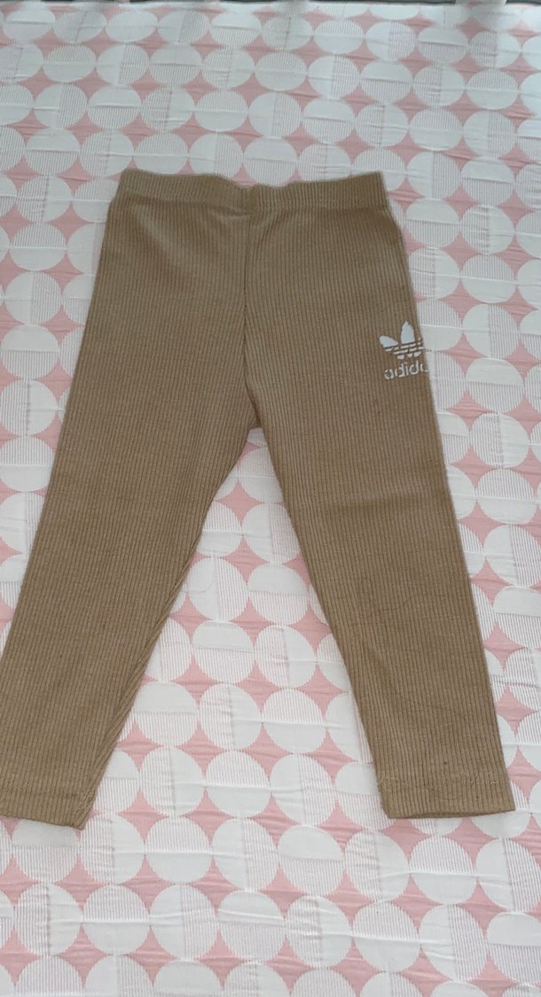 Kız Çocuk Kahverengi Esnek Tayt - Görsel 2