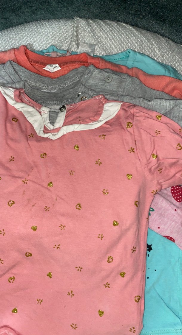 Kız Çocuk Pembe Uzun Kollu Gömlek - Görsel 2