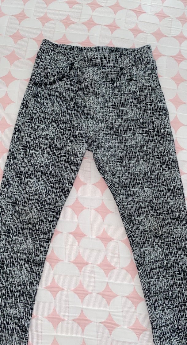 Kız Çocuk Gri Streç Tayt - Görsel 2