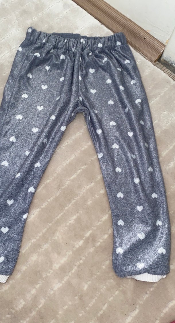 Simli Gri Kız Tayt - Görsel 2