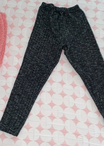 Gri Örgü tayt - Görsel 2