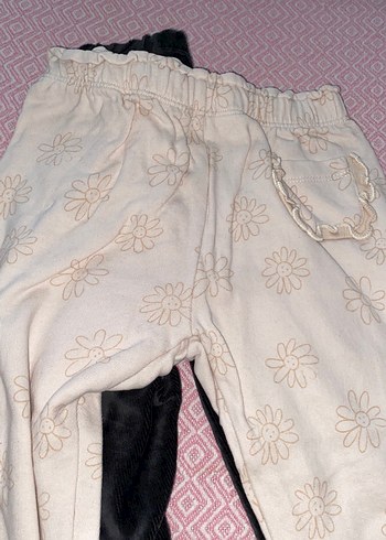 Beyaz Dantel Detaylı Kız Çocuk Rahat Tayt - Görsel 2