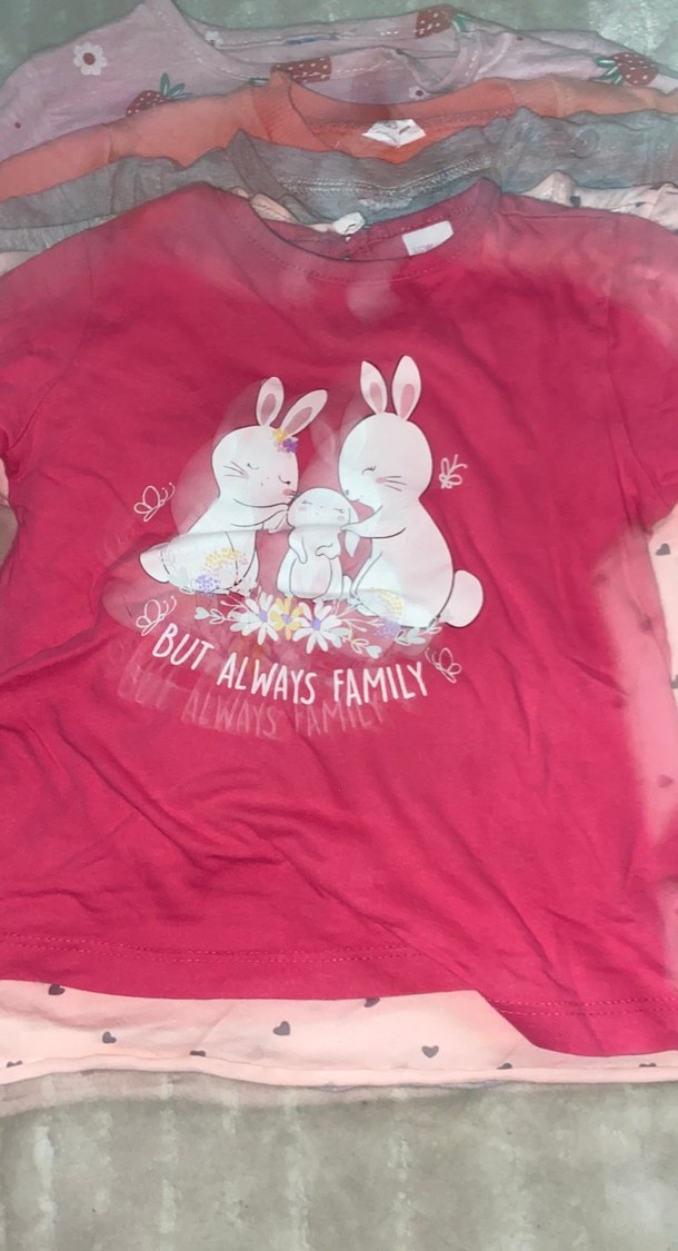 Kız Çocuk Uzun Kollu Baskılı Pamuklu Tişört - Görsel 2