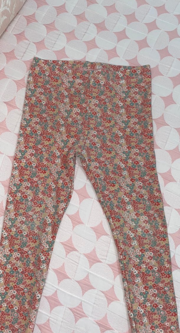 Bohem Tarz Çok Renkli Kız Tayt - Görsel 2