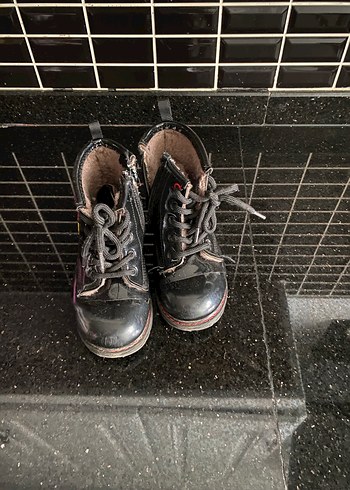 Siyah Erkek Çocuk Punk Botları - Görsel 2