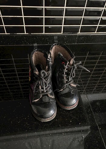 Siyah Erkek Çocuk Punk Botları - Görsel 3