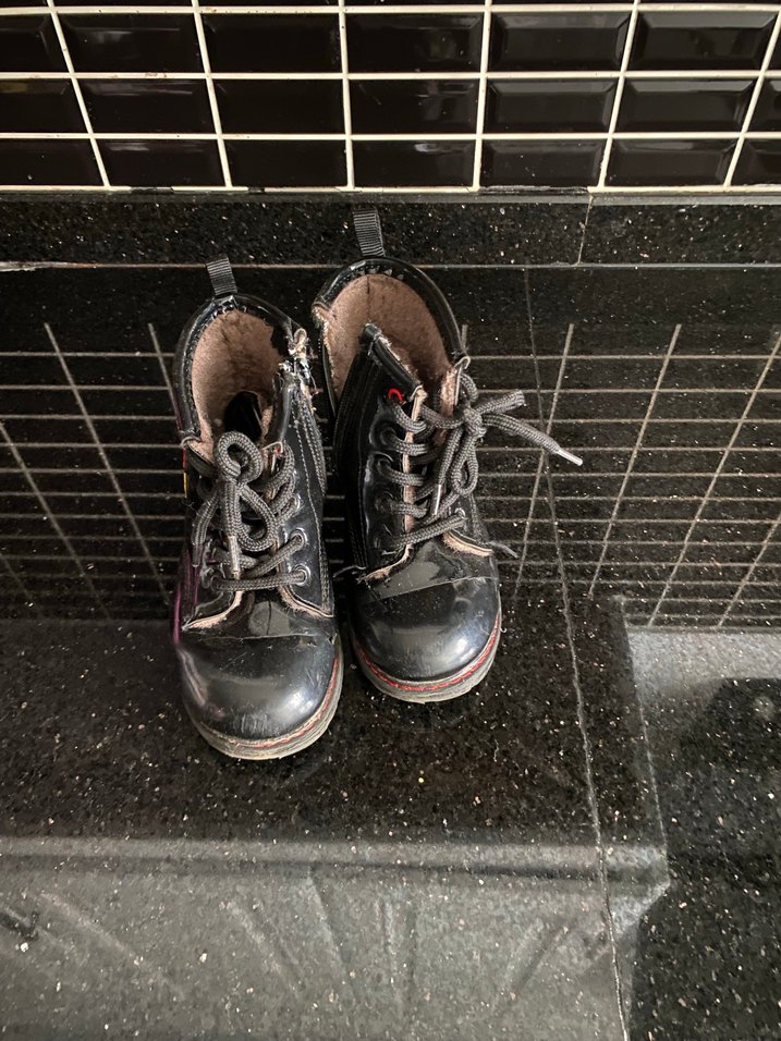 Siyah Erkek Çocuk Punk Botları - Görsel 2