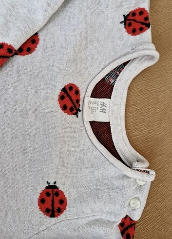 24-36 Ay Beden H&M uğur böcekli triko kazak