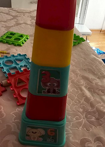 Renkli Sayı ve Hayvan Temalı Eğitim Oyuncağı