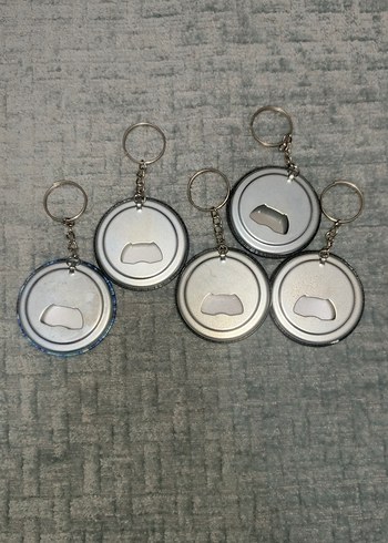 20 adet karışık araba logolu açacaklı Anahtarlıklarımız - Görsel 2