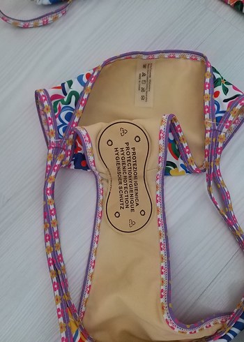 2 adet Kırmızı Örgü Bohem Bikini Takımı - Görsel 6