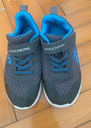 Gri Erkek Çocuk Skechers Spor Ayakkabı - Görsel 4