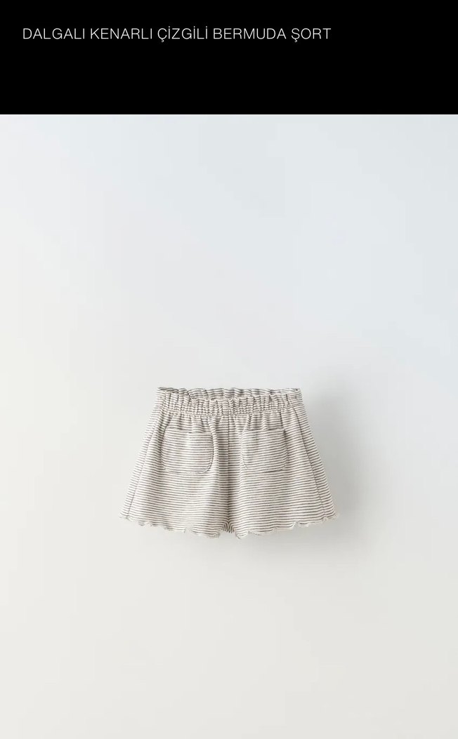 Gri Pamuklu Erkek Çocuk Şortu - Görsel 3