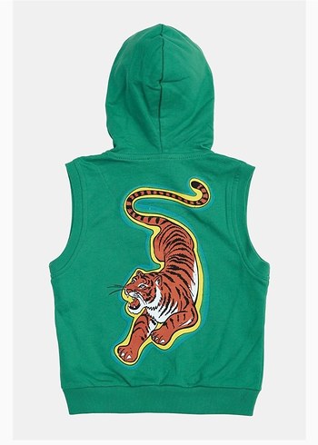 Erkek Çocuk Kapüşonlu Fermuarlı Yelek B&G MARKA - Görsel 2