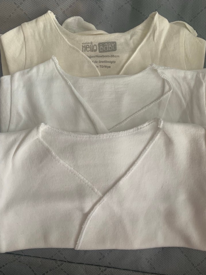 Beyaz Bebek Atlet 3'lü Paket - Görsel 3