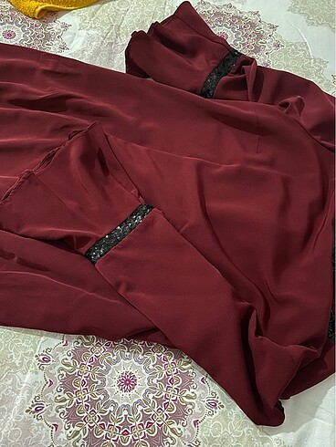 Tesettür şık abiye elbise - Görsel 4