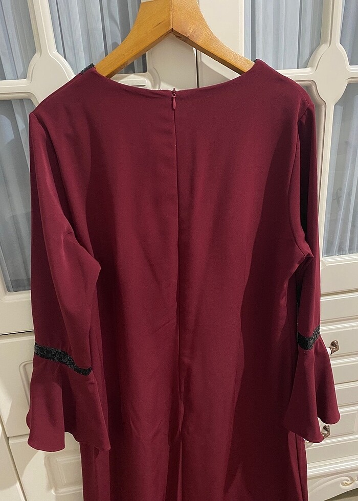 Tesettür şık abiye elbise - Görsel 2