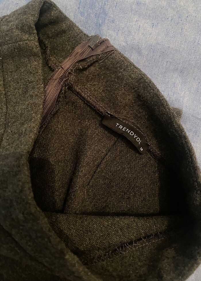 Kışlık gri etek - Görsel 2