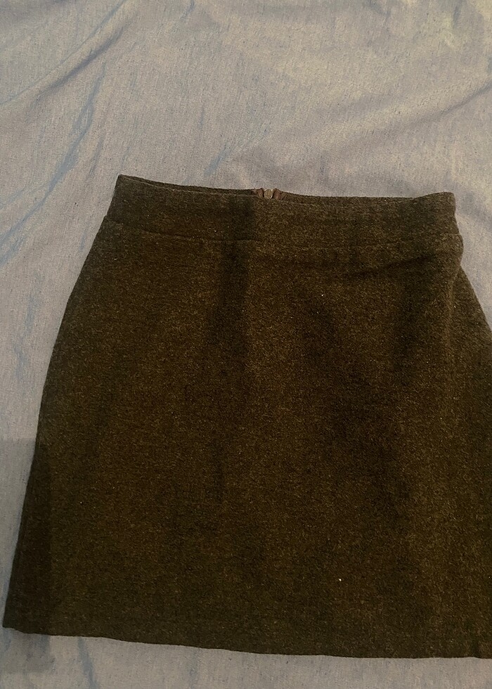 Kışlık gri etek - Görsel 3