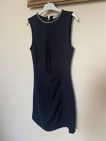 Koton siyah şık elbise - Görsel 2