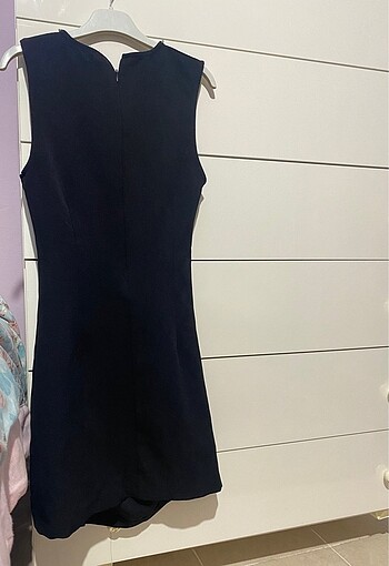 Koton siyah şık elbise - Görsel 6