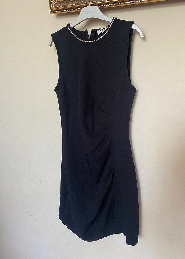 Koton siyah şık elbise - Görsel 2