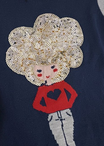 Kız çocuk triko elbise - Görsel 2