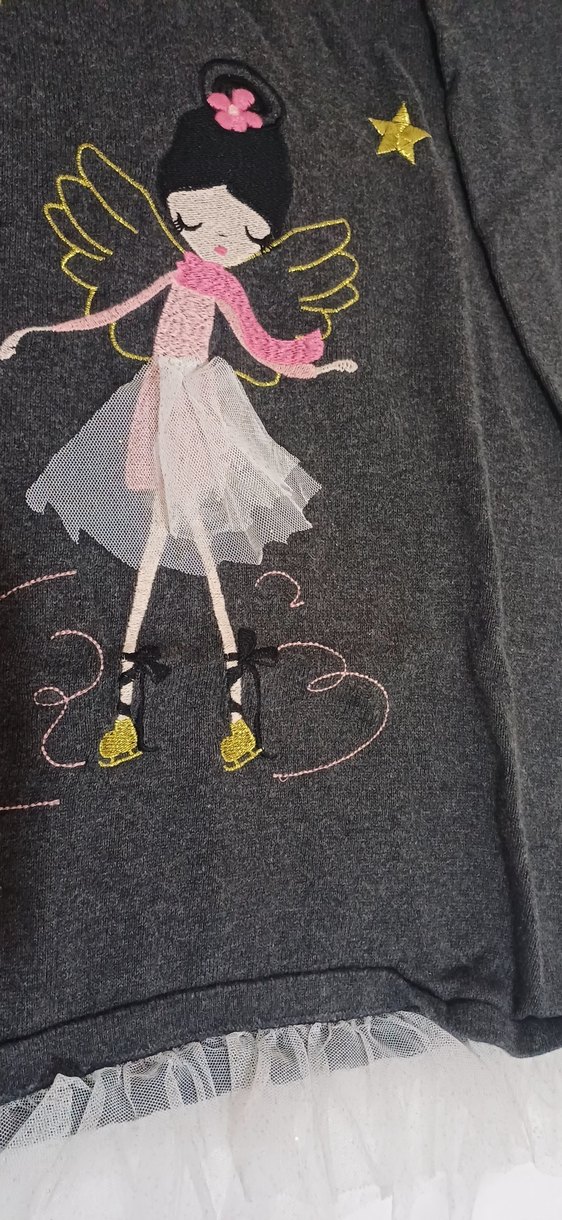 Kız çocuk triko elbise - Görsel 3