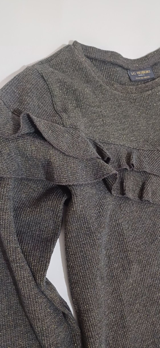 Kız çocuk sweatshirt- kazak - Görsel 2