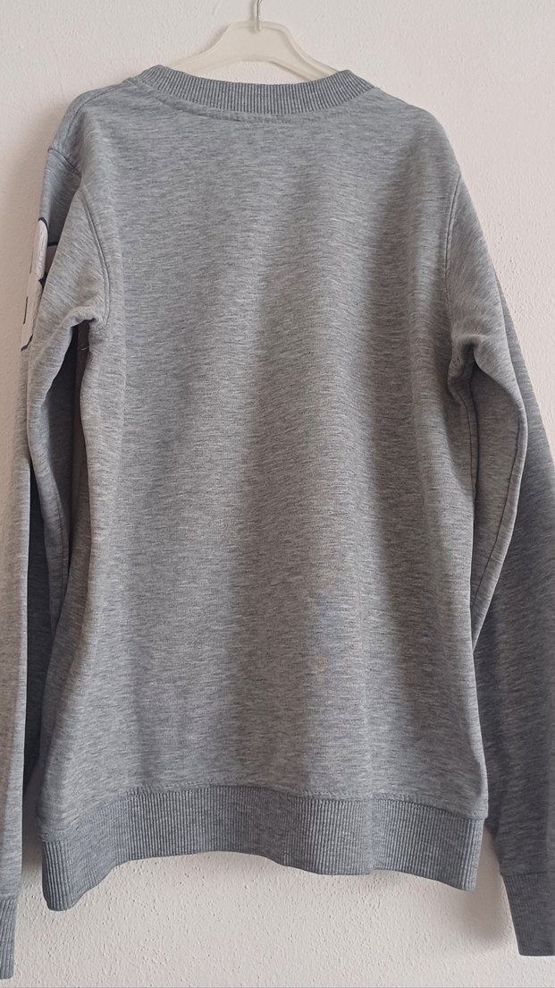 Gri Erkek Çocuk Pamuklu Sweatshirt - Görsel 2