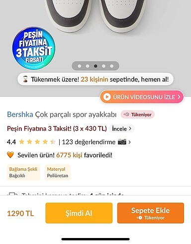 42 Beden beyaz Renk Berskha spor ayakkabı