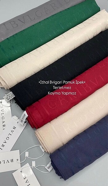 Bvlgari Pamuk İpek Şal