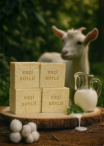 Keçi Sütlü Doğal Sabun 4 lü
