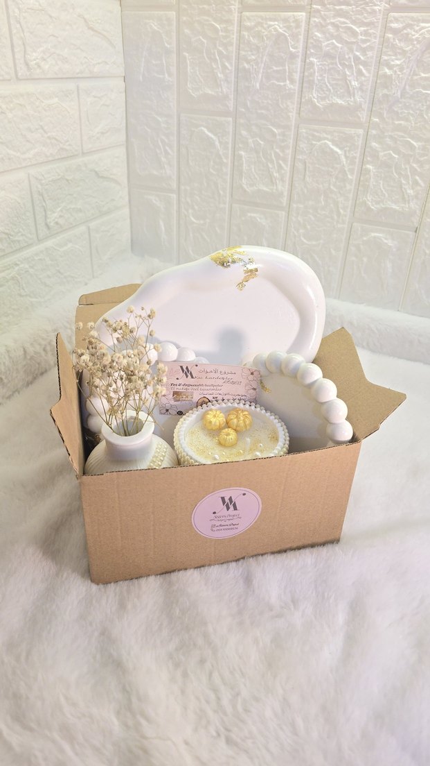 Vazo Dekoratif Mum kokulu taş seti - Görsel 2