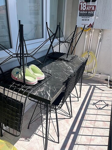 Diğer Balkon masası 4 sandalyeli