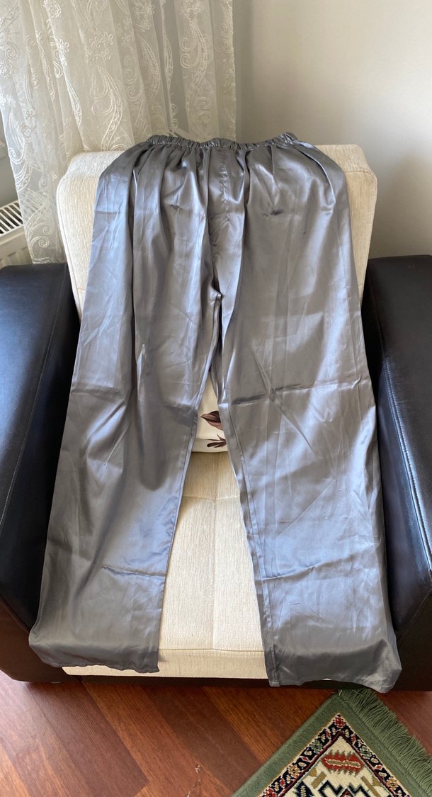 Gri Düğmeli Erkek Pijama takımı - Görsel 2