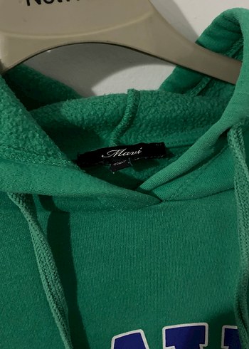 Mavi Baskılı Yeşil Kapüşonlu Sweatshirt - Görsel 2