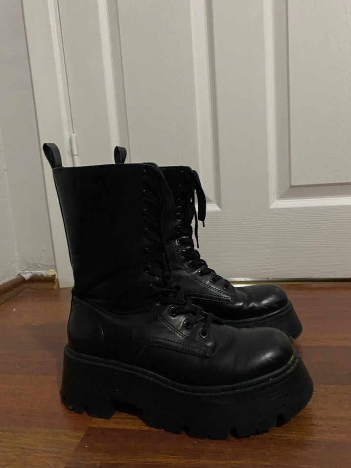 Pull & Bear kadın deri bot - Görsel 3