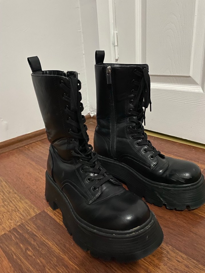 Pull & Bear kadın deri bot - Görsel 2