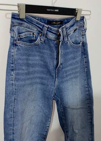 Mavi kadın Jean - Görsel 3