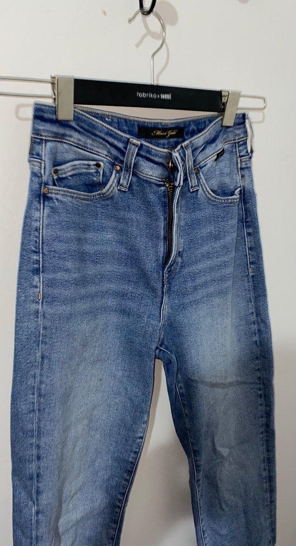 Mavi kadın Jean - Görsel 3