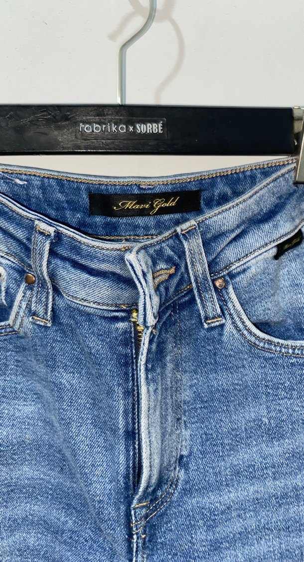 Mavi kadın Jean - Görsel 2