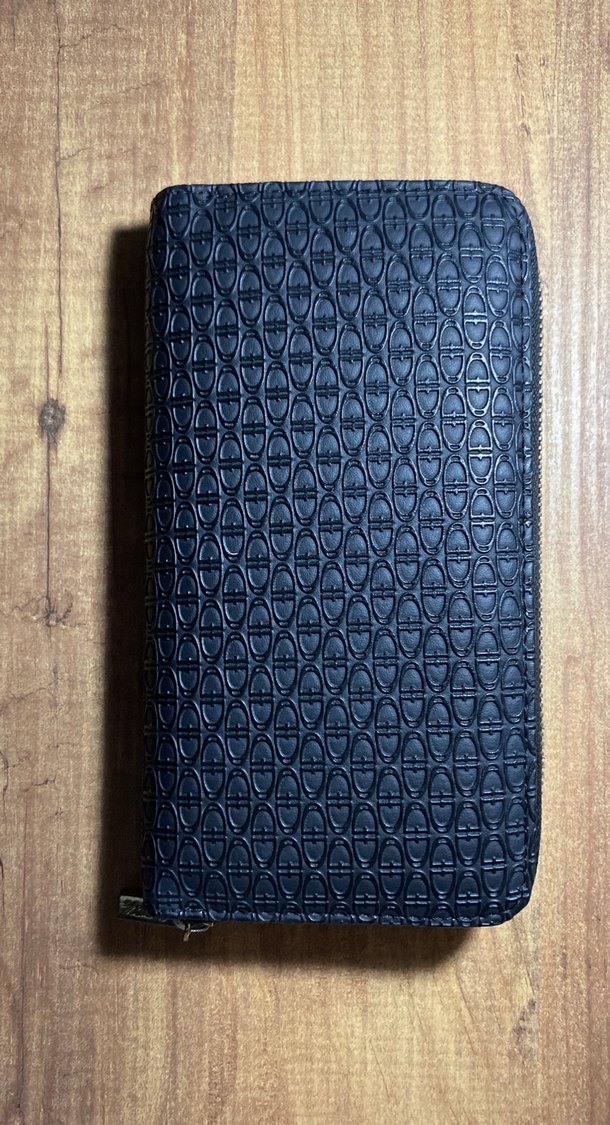 Yılan Desenli Fermuarlı Deri Kadın Cüzdanı - Görsel 2