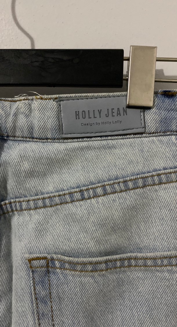 Gri Loose Fit  Kadın Denim Pantolon - Görsel 3