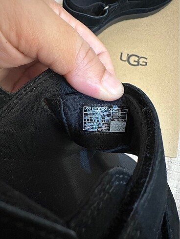 36 Beden siyah Renk Ugg Goldenstar Slingback Sandalet