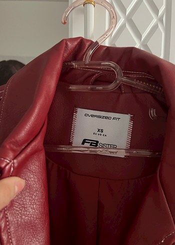 Bordo Deri Mont - Görsel 2