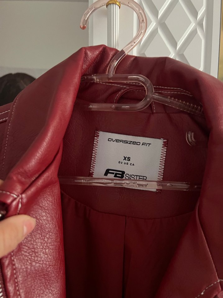 Bordo Deri Mont - Görsel 2